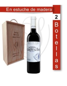 2 Botellas 75cl. en estuche de madera de Verónica Salgado...