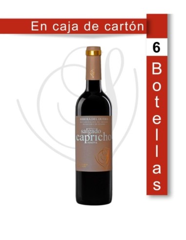 6 Botellas 75cl. de Verónica Salgado Capricho Reserva ecológico LRV19 14,5% Vol     CONTIENE SULFITOS